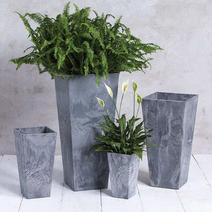 Ella Tall Planter, 13-1/2in Black 5 Ella Tall Planter, 13-1/2in Black - Image 3