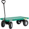 Farm Tuff Plastic Deck Wagon With Pneumatic Tires -Gardening Supplies 04842