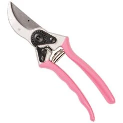 Pink Leonard Traditional Bypass Pruners 1 Inch Cutting Capacity