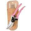 Pink Leonard Traditional Bypass Pruner With Case 2 Pink Leonard Traditional Bypass Pruner With Case -Gardening Supplies 1286pcom