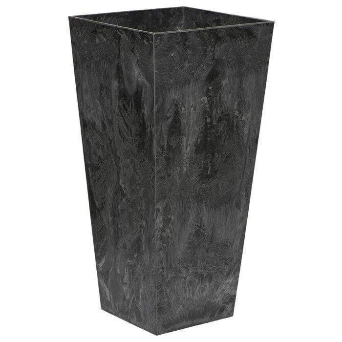 Ella Tall Planter, 13-1/2in Black 3 Ella Tall Planter, 13-1/2in Black