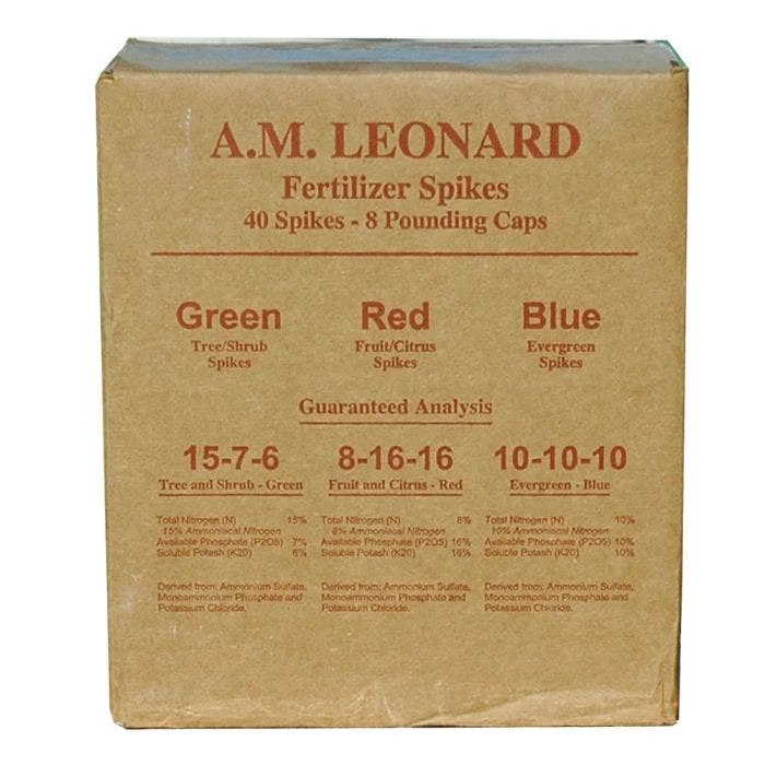 Leonard 8-16-16 Tree Food Stakes For Fruit And Ornamental Trees, Box Of 40 3 Leonard 8-16-16 Tree Food Stakes For Fruit And Ornamental Trees, Box Of 40