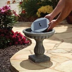 Aquanura Solar Birdbath Fountain Insert