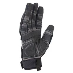 Kincopro General Black And Gray Suede Gloves, Extra Large 6 Kincopro General Black And Gray Suede Gloves, Extra Large -Gardening Supplies 241 l5am palm 1 1