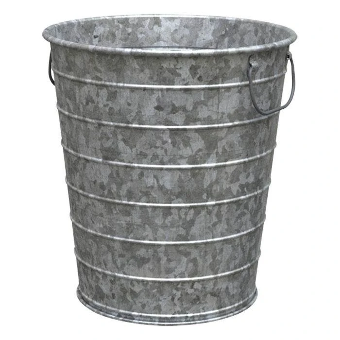Corrugated Steel Silo Planters - 10 In. H 3 Corrugated Steel Silo Planters - 10 In. H