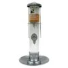 1.5 Lbs. Silver Tube Feeder With Tray & Dual Port -Gardening Supplies 26923915d ol 1
