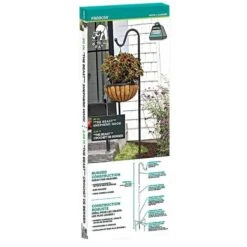 The Beast 1 Inch Tubular Steel Shepherd Hook -Gardening Supplies 28209ge box