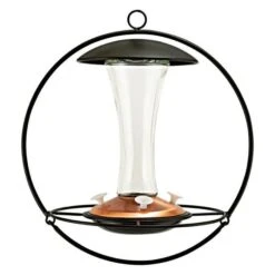 16 Oz. Contemporary Floating Sphere Hummingbird Feeder