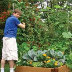 Veggie Wall , Two 4ft X 6ft Hinged Panels -Gardening Supplies 300001252 2