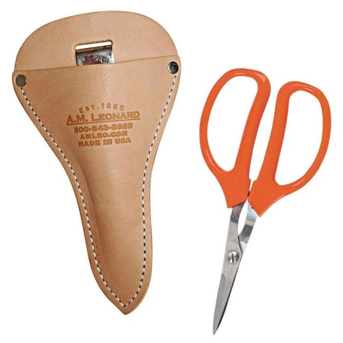 Leonard Stainless Steel Specialty Hand Shears With Case 3 Leonard Stainless Steel Specialty Hand Shears With Case