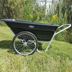 Gardening Supplies 24 Muller's Original Smart Cart, Black 7 Cu. Ft. Tray With 20" Flat Free Spoke Wheels