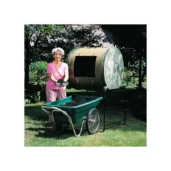 Muller's Original Smart Cart, Green 7 Cu. Ft. Tray With 20" Flat Free Spoke Wheels -Gardening Supplies 37gb ff 3