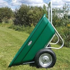 Muller's Original Smart Cart, Green 7 Cu. Ft. Tray With 16" Flat Free Wheels 6 Muller's Original Smart Cart, Green 7 Cu. Ft. Tray With 16" Flat Free Wheels -Gardening Supplies 37gbt ff 1 1
