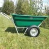 Muller's Original Smart Cart, Green 7 Cu. Ft. Tray With 16" Turf Wheels -Gardening Supplies 37gbt 3