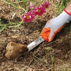 Deluxe Stainless Steel Soil Knife By A.M. Leonard, 6in Dual Edged Blade, Lifetime Warranty -Gardening Supplies 4752 6