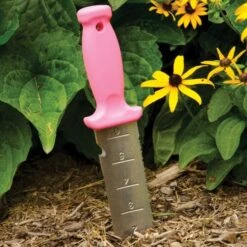 Pink Leonard Deluxe Stainless Steel Soil Knife -Gardening Supplies 4752p 5
