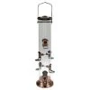 Brushed Copper Mega Tube Feeder - 5.5 Lbs -Gardening Supplies 49125ge ol