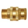 Leonard Quick Coupler Hose Connector, Brass, Male/Female Set -Gardening Supplies 58qc