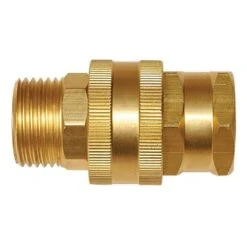 Leonard Quick Coupler Hose Connector, Brass, Male/Female Set