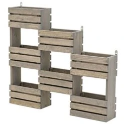 Tiered Hanging Garden Shelf Station