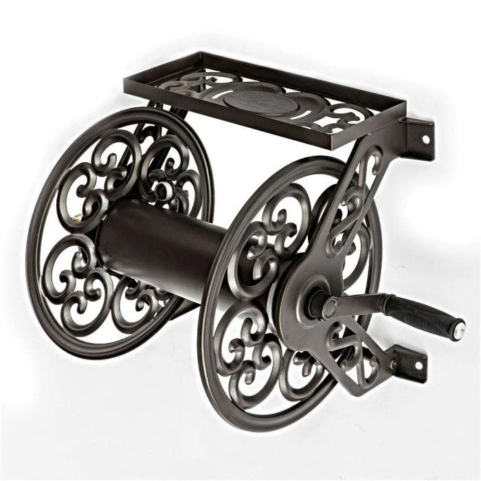 Decorative Metal Wall Mount Hose Reel 3 Decorative Metal Wall Mount Hose Reel