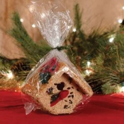 Wooden Decorated Wren House With Cardinal 11 Wooden Decorated Wren House With Cardinal -Gardening Supplies 734wh 3