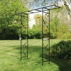Bird Motif Arbor With Bird Feeding Station -Gardening Supplies 83145 2