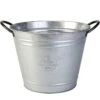 10in Galvanized Round Planter 1 10in Galvanized Round Planter -Gardening Supplies 83251