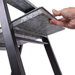 Vintage A Frame Ladder Stand 9 Vintage A Frame Ladder Stand -Gardening Supplies 83481 2