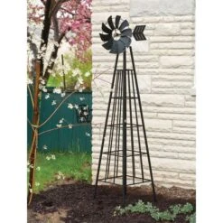 Windmill Obelisk, 6ft Tall -Gardening Supplies 88840 4