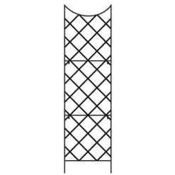 Extra Tall Black Wrought Iron Trellis