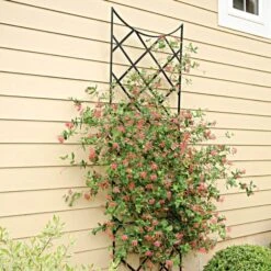 Extra Tall Black Wrought Iron Trellis 7 Extra Tall Black Wrought Iron Trellis -Gardening Supplies 89655 2