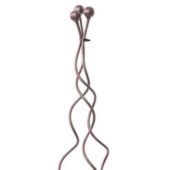 Decorative Spiral Supports Brown Finish 12 Pack 14 Decorative Spiral Supports Brown Finish 12 Pack -Gardening Supplies 90135 5