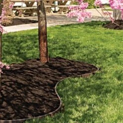 Leonard Lumber Edge Landscape Edging Kits, Brown -Gardening Supplies a1430br live