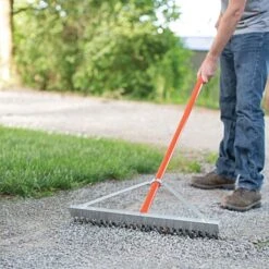 Leonard Aluminum Grading Rake 24in 9 Leonard Aluminum Grading Rake 24in -Gardening Supplies ag246 3 1