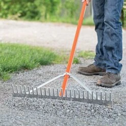 Leonard Aluminum Grading Rake 24in 10 Leonard Aluminum Grading Rake 24in -Gardening Supplies ag246 4 1