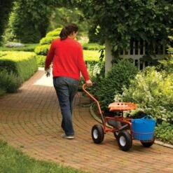Leonard Garden Scoot With Flat-Free Tires -Gardening Supplies ags2 8