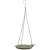 Aged Metal Hanging Bird Bath, Green -Gardening Supplies am82am 1