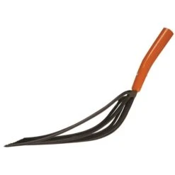Leonard 10-Tine Forged Steel Scoop Fork With 48-Inch Straight Handle -Gardening Supplies amf10l 1 1