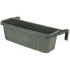24-inch Adjustable Railing Planter - Green -Gardening Supplies arp24 7g