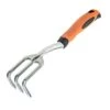 Leonard Solid Cast Aluminum Cultivator With Gel Grip -Gardening Supplies at30 angle