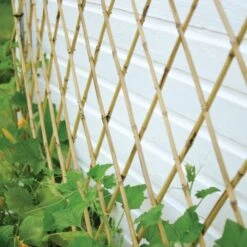 Natural Bamboo Expandable Trellis -Gardening Supplies bat4 8