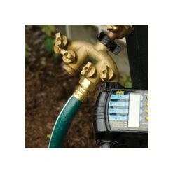 4-Way Brass Water Splitter/Shut Off Valve -Gardening Supplies bm4 2