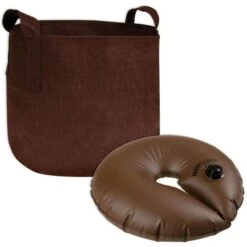 Root Pouch 20 Gallon Brown Grow Bag With ArborRain Mini