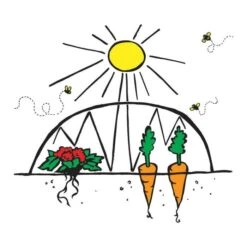 Light Weight 5-Ounce Crop Cover, 6 Feet X 50 Feet -Gardening Supplies cl0650 2