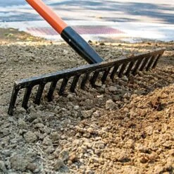 Leonard Straight Rake With Forged Steel Head And Composite Handle 11 Leonard Straight Rake With Forged Steel Head And Composite Handle -Gardening Supplies cs16 2 2