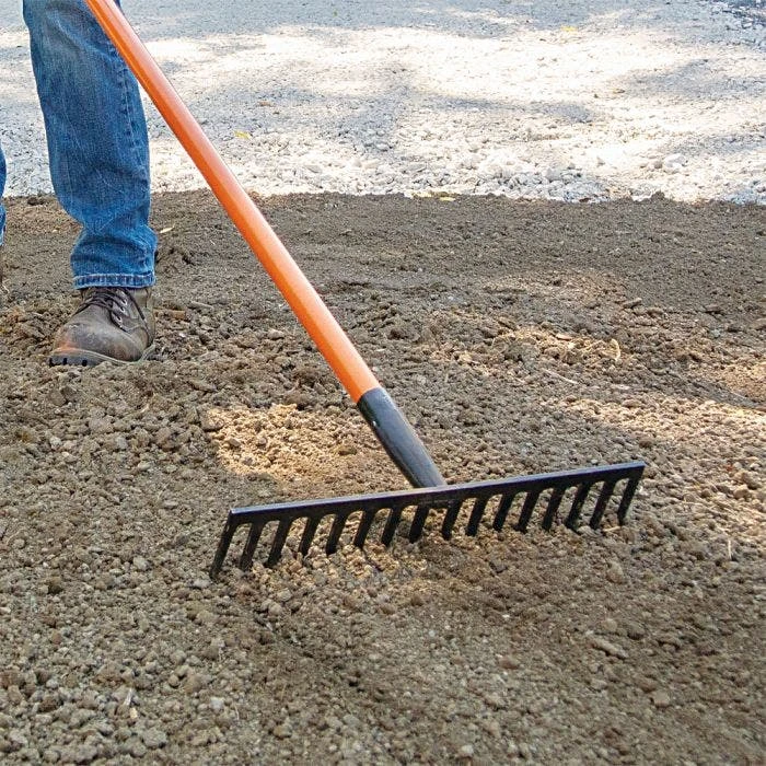 Leonard Straight Rake With Forged Steel Head And Composite Handle 7 Leonard Straight Rake With Forged Steel Head And Composite Handle - Image 5