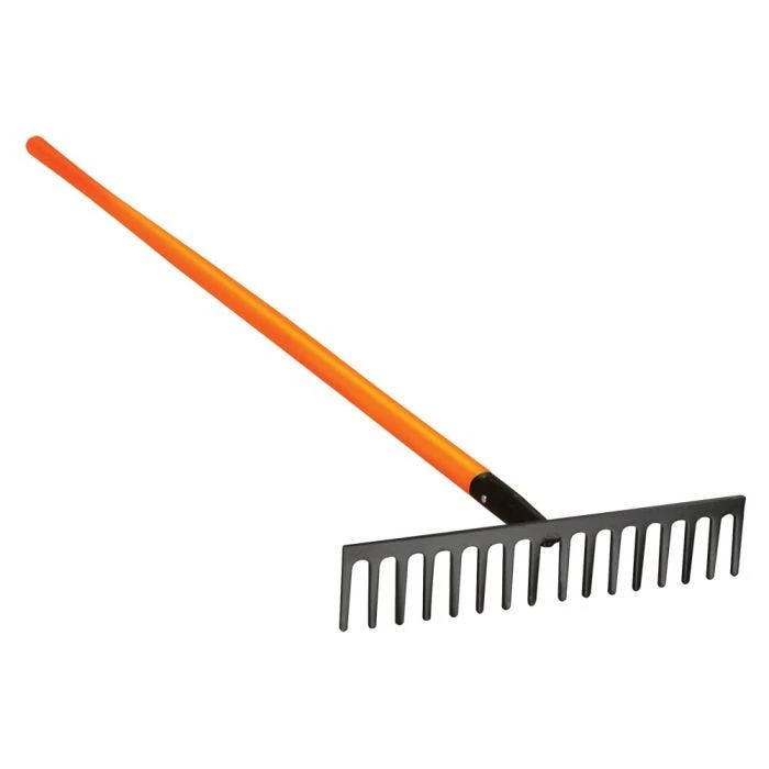 Leonard Straight Rake With Forged Steel Head And Composite Handle 3 Leonard Straight Rake With Forged Steel Head And Composite Handle