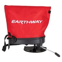 Earthway Hand Crank Spreader With 20lb Nylon Bag Hopper -Gardening Supplies e27 outline side