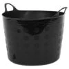 Tuff Flex Tub 12 Gallon Black -Gardening Supplies f12 bk 1